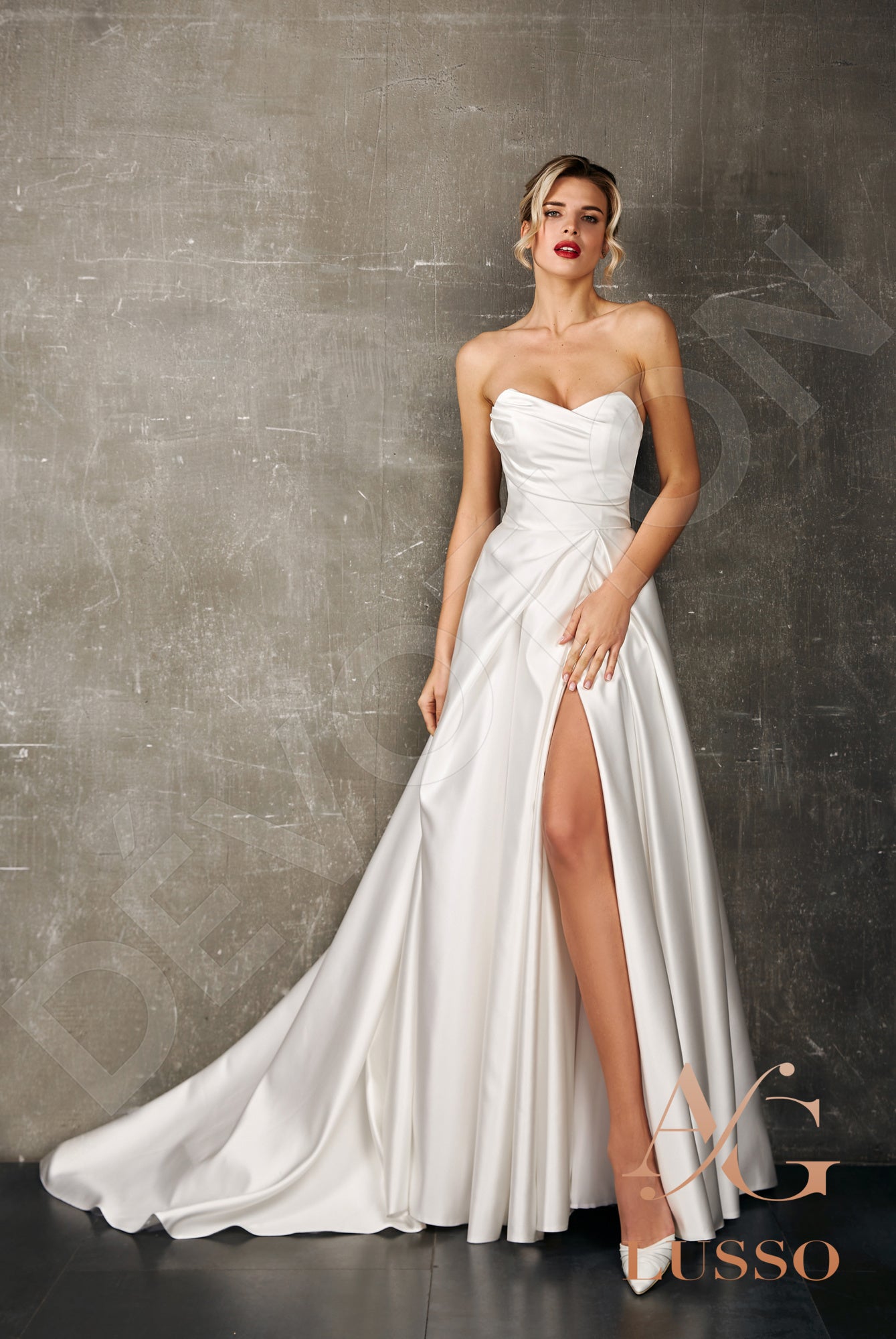 Annet A-line Sweetheart Ivory Wedding dress