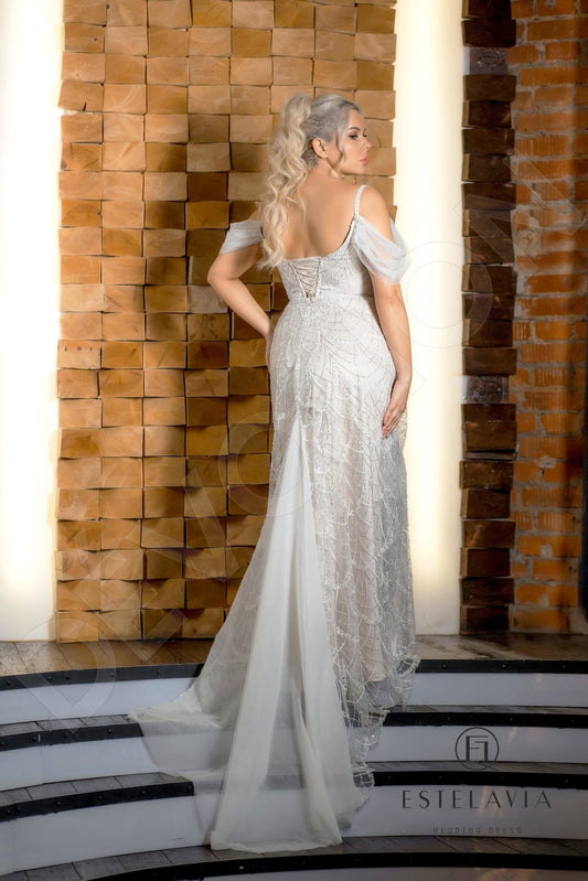 Camela A-line Sweetheart Cappuccino Wedding dress