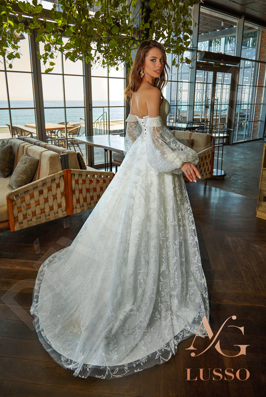 Rubina A-line Sweetheart Milk Wedding dress