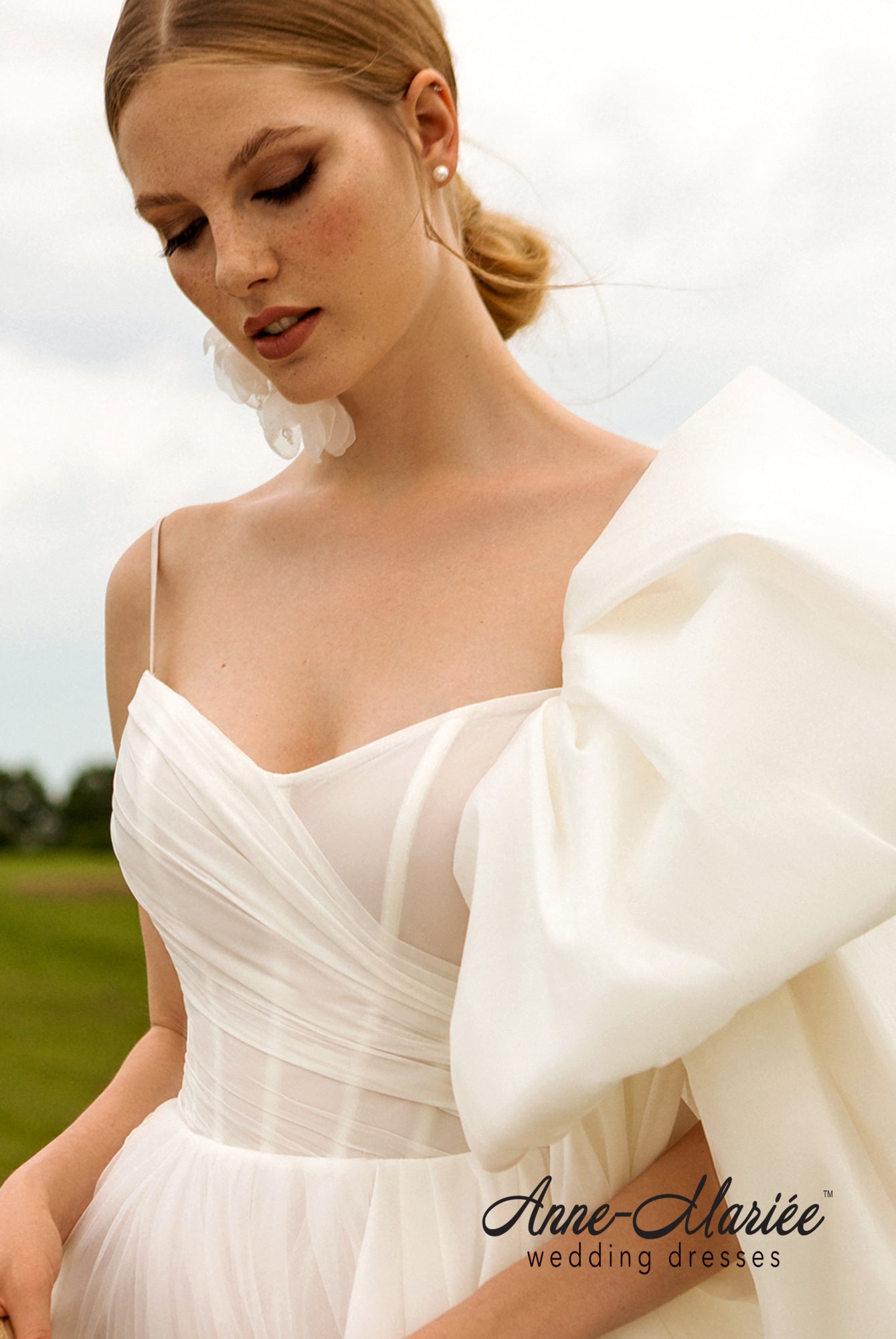 Luiza Open back A-line Straps Wedding Dress 4