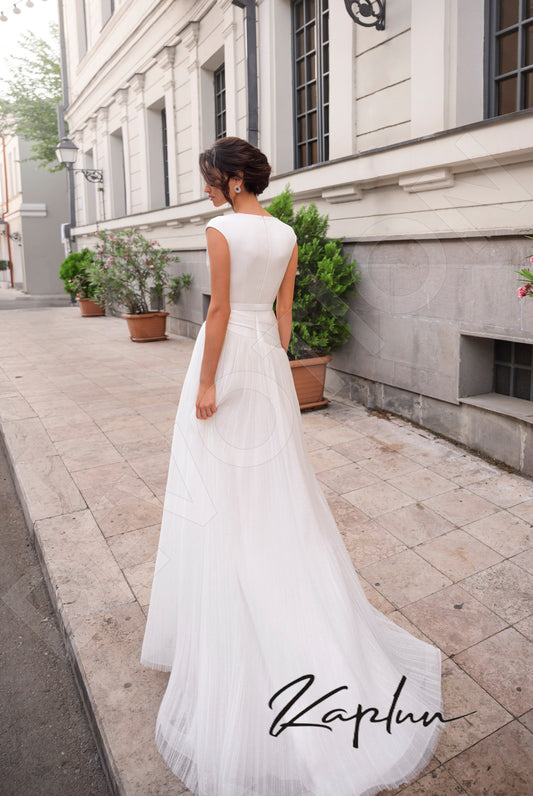 Sofy A-line V-neck OffWhite Wedding dress