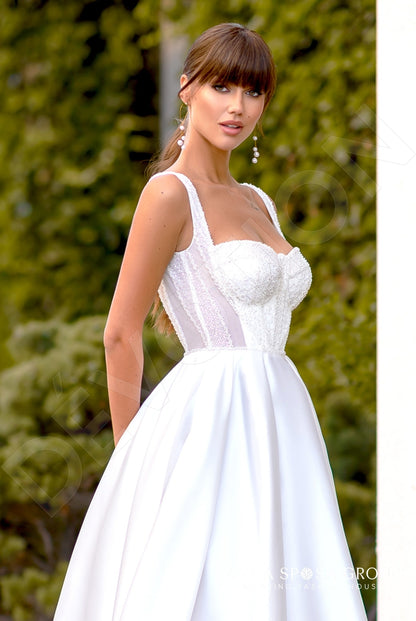 Songj Open back A-line Straps Wedding Dress 6