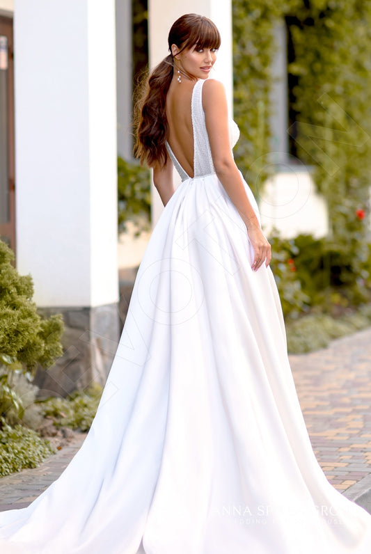 Songj A-line Sweetheart Milk Wedding dress