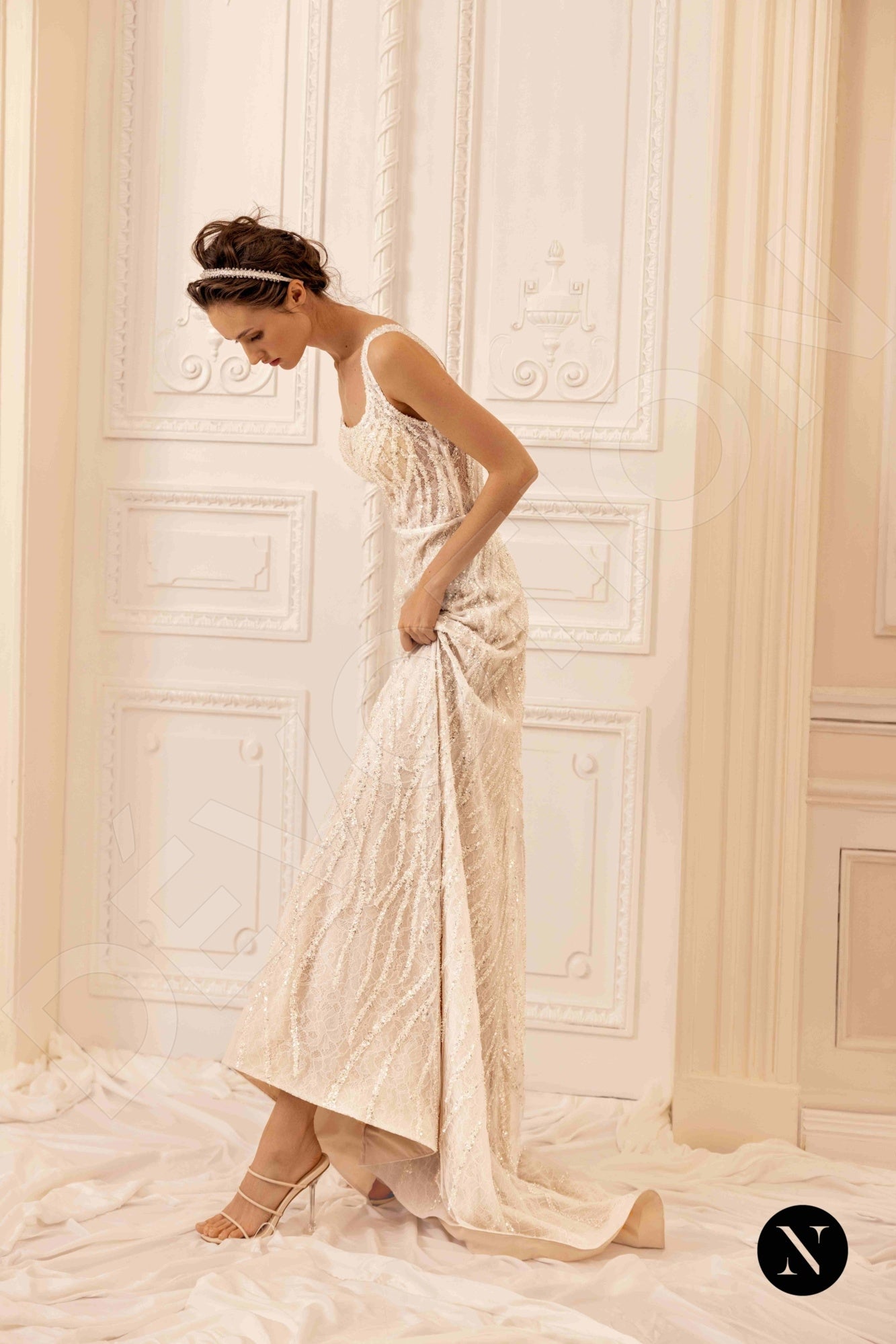 Rachel Open back A-line Straps Wedding Dress 7