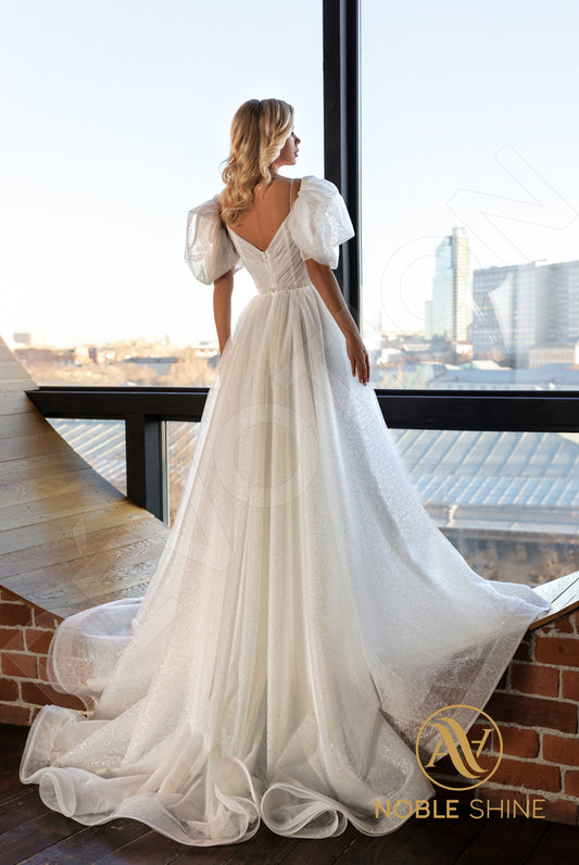Nuala A-line Sweetheart Milk Wedding dress