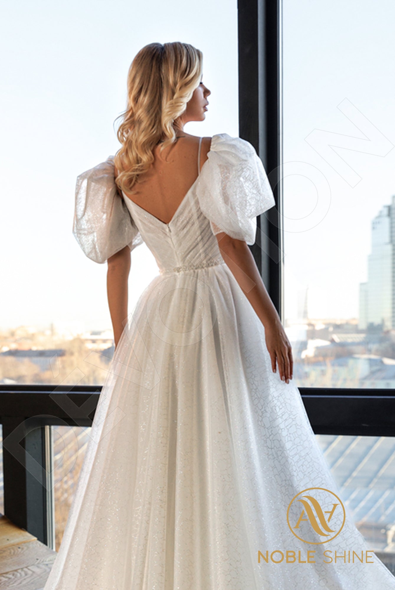 Nuala A-line Sweetheart Milk Wedding dress