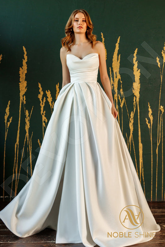 Fedelma A-line Sweetheart Milk Wedding dress