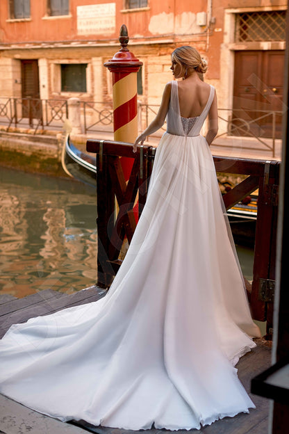 Samilla A-line Square Ivory Wedding dress 6