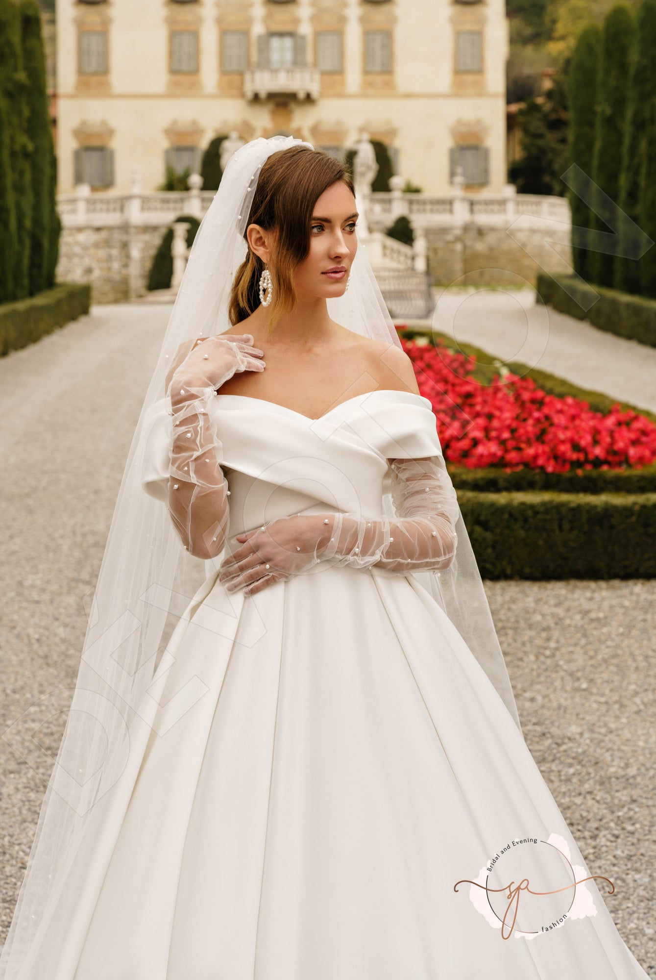 Aoif A-line Sweetheart Milk Wedding dress