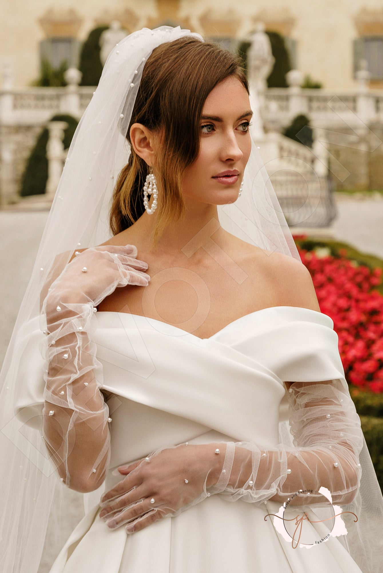 Aoif A-line Sweetheart Milk Wedding dress