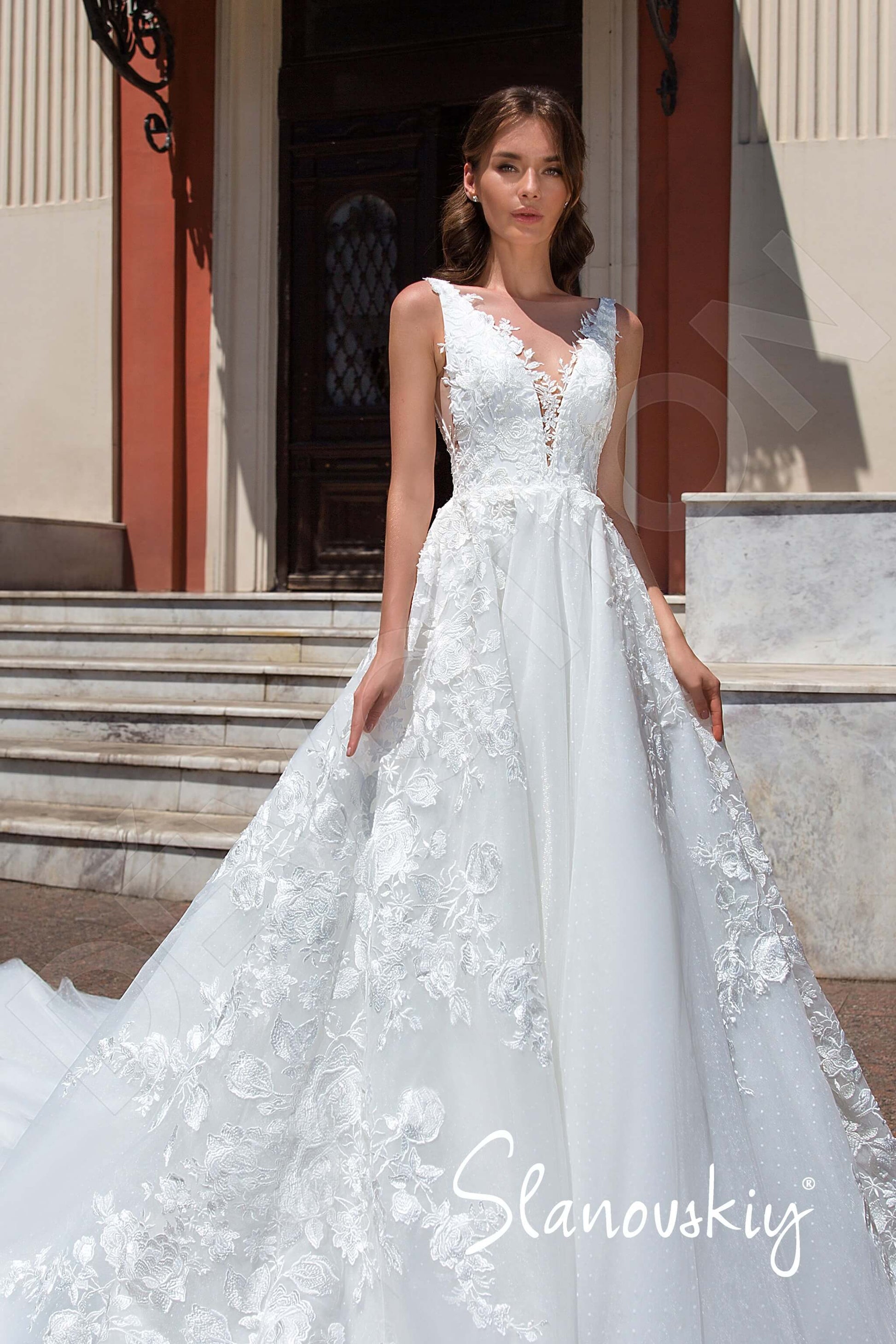 Sonate Princess/Ball Gown Illusion Ivory Milk Wedding dress