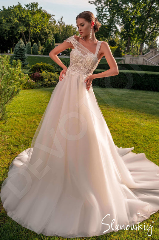 Adesina A-line Sweetheart Ivory Milk Wedding dress