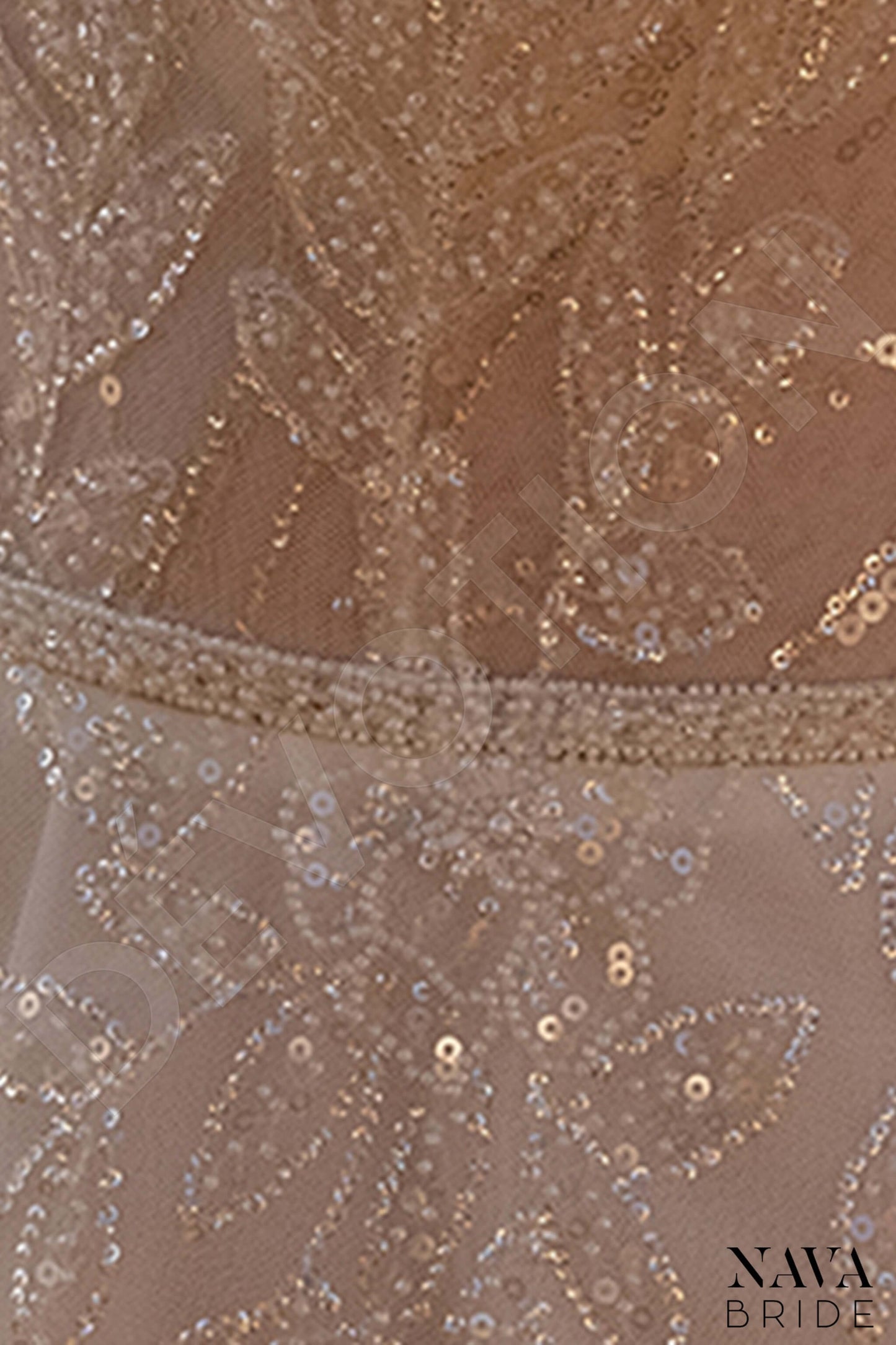 Ariana Open back A-line Straps Wedding Dress 6