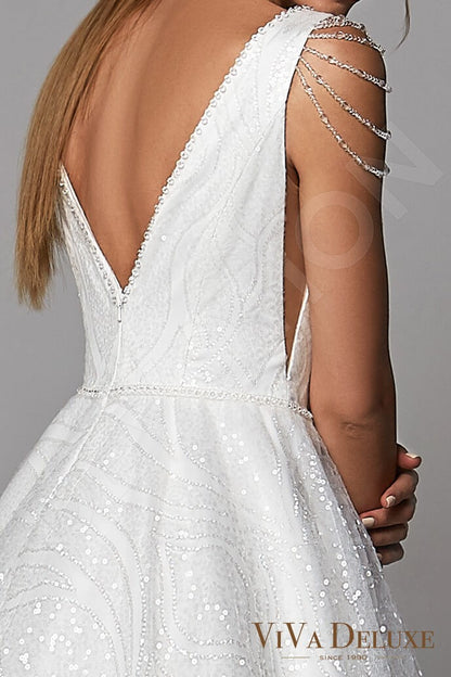 Emerie Open back Princess/Ball Gown Sleeveless Wedding Dress 5