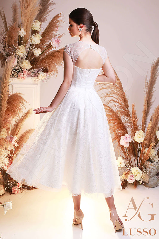 Vela A-line Sweetheart Ivory Wedding dress