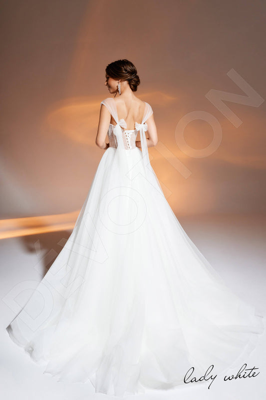 Alika A-line Sweetheart Ivory Wedding dress