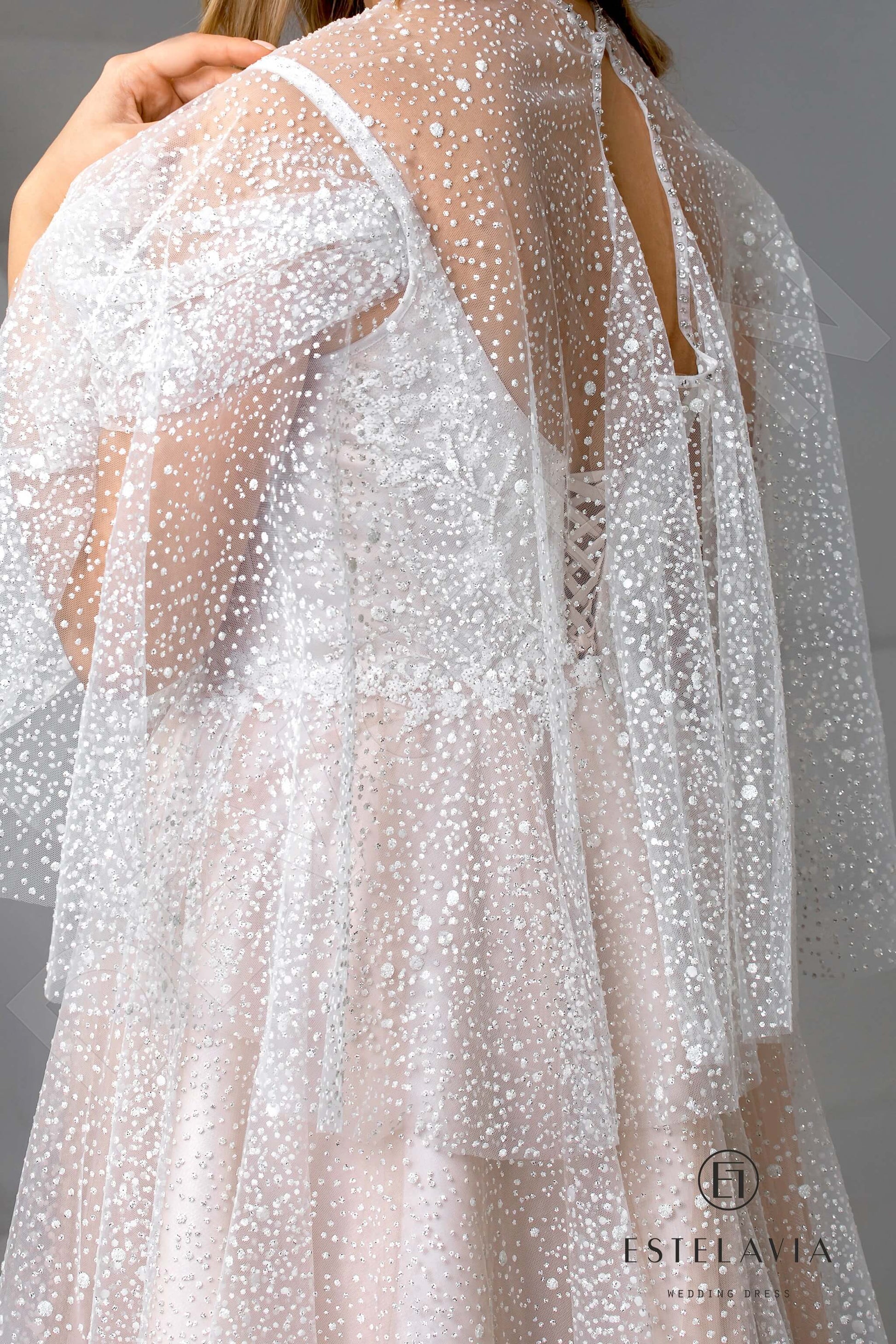 Alfeni A-line Sweetheart Milk Cappuccino Wedding dress