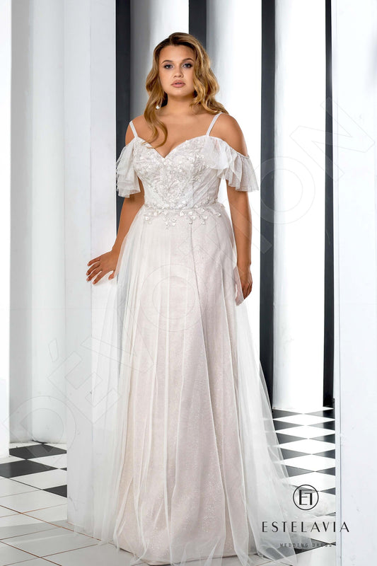 Minna A-line Sweetheart Milk Cappuccino Wedding dress