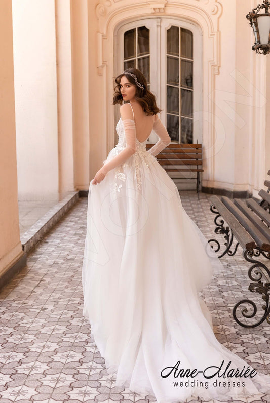 Lucile A-line Sweetheart Milk Wedding dress